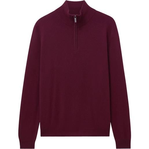 Pringle of Scotland maglione con zip - rosso