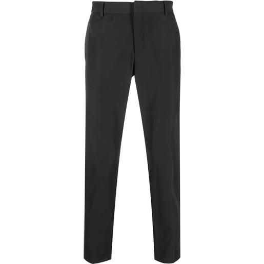 PT Torino pantaloni affusolati con chiusura nascosta - grigio