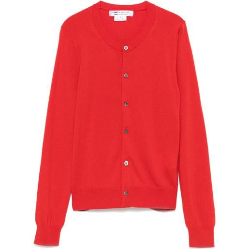 Comme Des Garçons Comme Des Garçons cardigan in cashmere - rosso