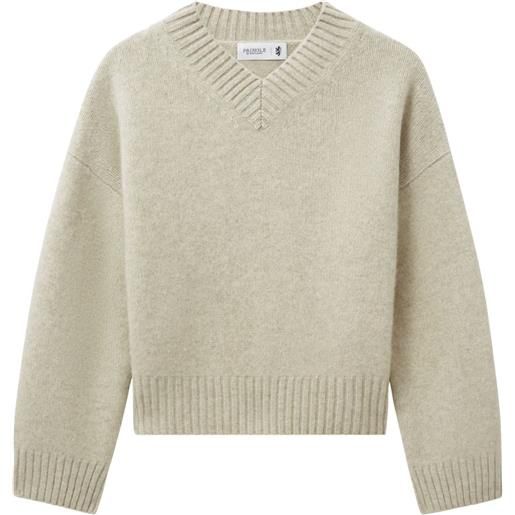 Pringle of Scotland maglione con scollo a v - toni neutri