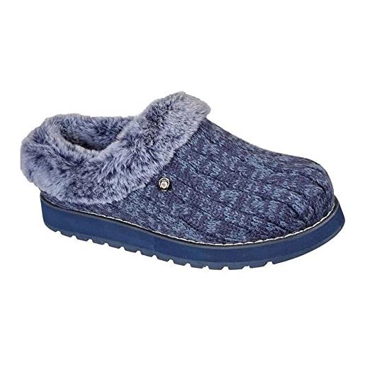 Skechers keepsakes ice angel, pantofole donna, marina militare, 38 eu