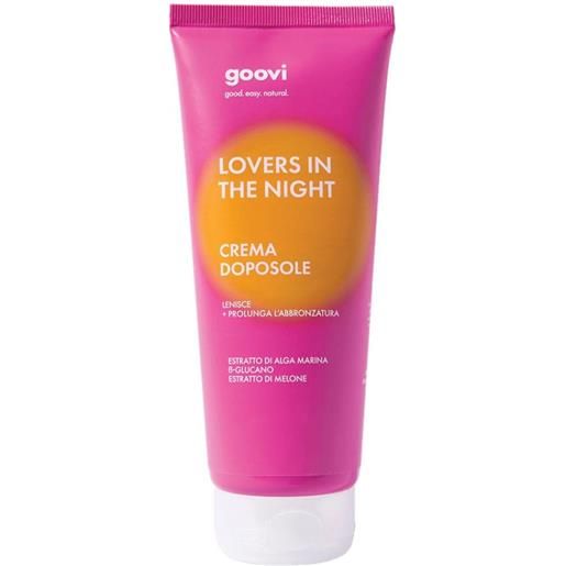 THE GOOD VIBES COMPANY Srl goovi lovers in the night crema doposole lenitiva e idratante 200 ml
