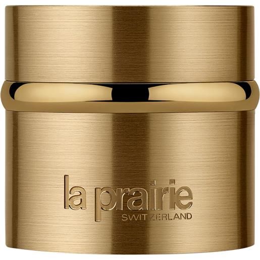 La prairie pure gold radiance cream 50 ml crema idratante illumina l'incarnato grazie alla luminosità dell'oro puro. Formula levigante e intensamente idratante