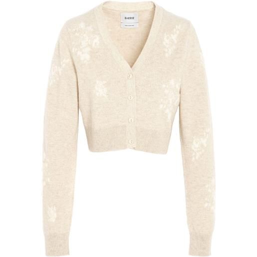 Barrie cardigan a fiori - toni neutri