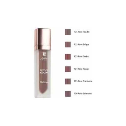 Bionike defence color comfort mat 701 rossetto mat liquido 4,5 ml