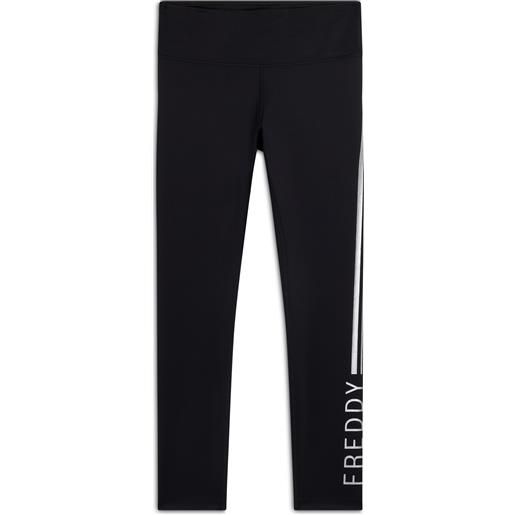 Freddy leggings 7/8 vita alta in tessuto tecnico con stampa metal