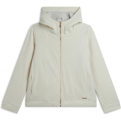 Freddy giacca con zip e cappuccio in corduroy con interno in sherpa