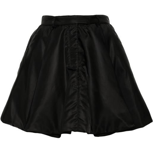 Viktor & Rolf minigonna imbottita - nero