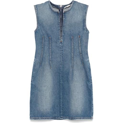 Stella McCartney abito corto denim - blu