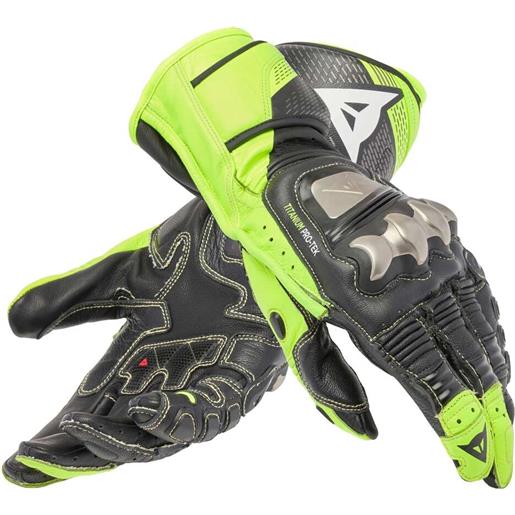 Dainese guanti moto in pelle Dainese full metal 7 fluo nero giallo