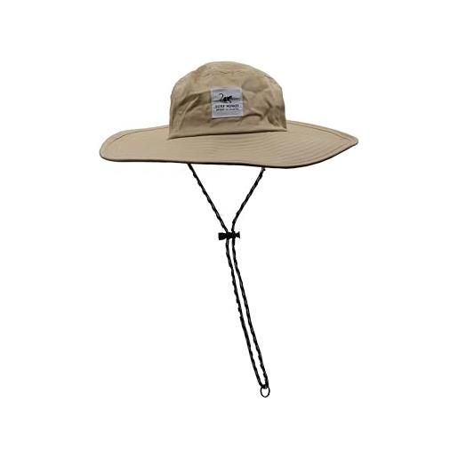 Surf Monkey boonie hat, cappello da pescatore, taglia unica, uomo/donna, beige, taglia unica