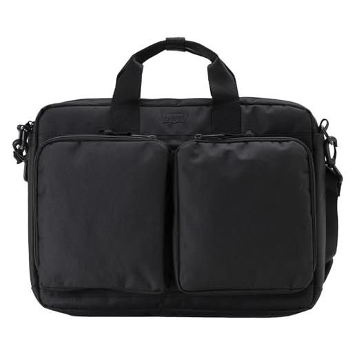 Levi's l- pacchetto messenger bag, backpack uomo, nero regolare, taglia unica