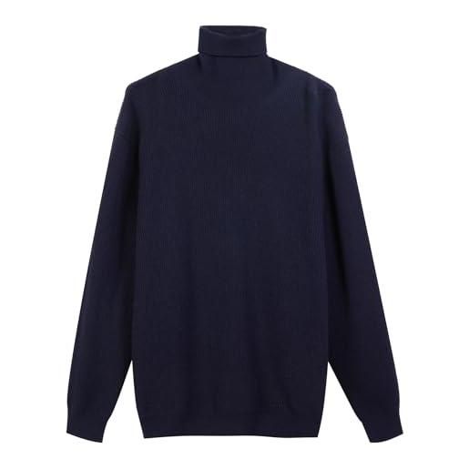 Diana Studio - dolcevita in cashmere & lana, uomo, maniche lunghe, casual fit, marrone, l