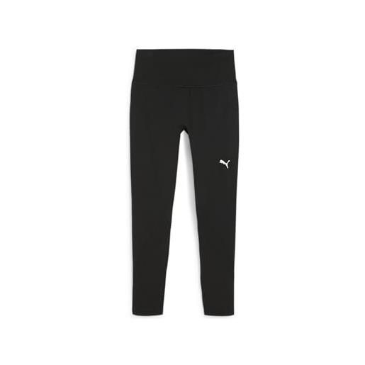 PUMA shapeluxe seamless hw fl tights, collant bambina unisex - adulto, PUMA black, s