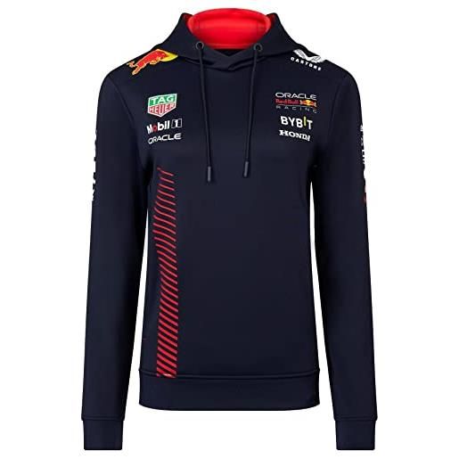 Castore red bull racing felpa con cappuccio da donna ufficiale formula 1 f1 team formula - blu - xs