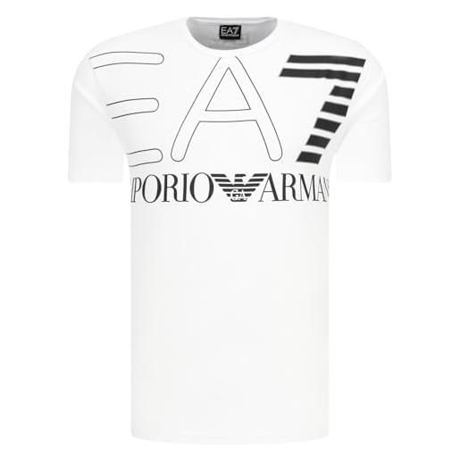 Emporio Armani maglietta t-shirt uomo ea7 6gpt11 pj02z, manica corta, girocollo (blu scuro, s)