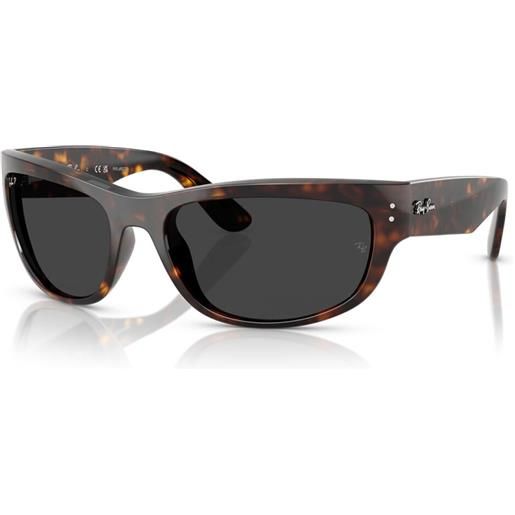 Ray-Ban occhiali da sole Ray-Ban mega balorama rb2289 902/48 polarizzati
