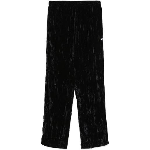 Martine Rose pantaloni a gamba ampia - nero