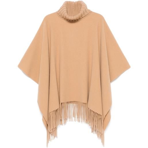 Fabiana Filippi poncho platinum lucky - marrone