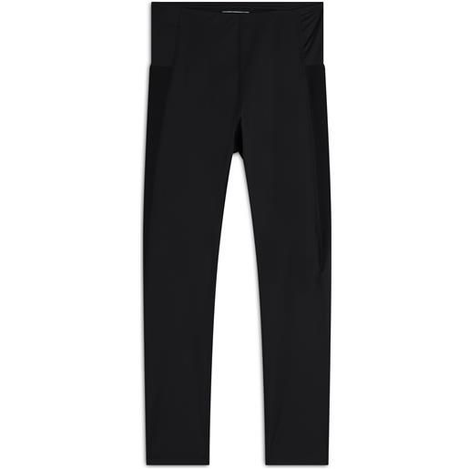 Freddy leggings sportivi 7/8 vita alta con inserti in costina