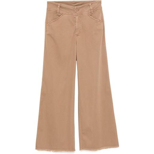 Transit pantaloni a gamba ampia - marrone