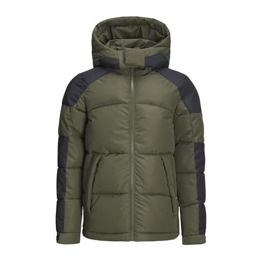 Felpa Con Cappuccio JACK & JONES Jorcobin Per Ragazzi: Colore Skylight, Taglia 128, Con Tasca E Stampa In Gomma