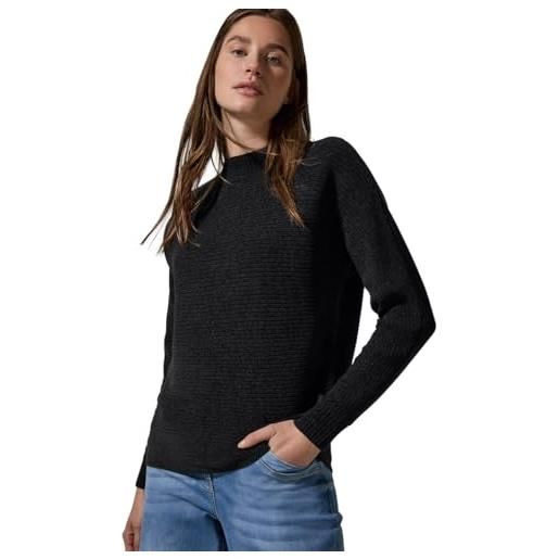 Cecil b302952 maglione in ciniglia dolman, grigio carbone scuro, xl donna