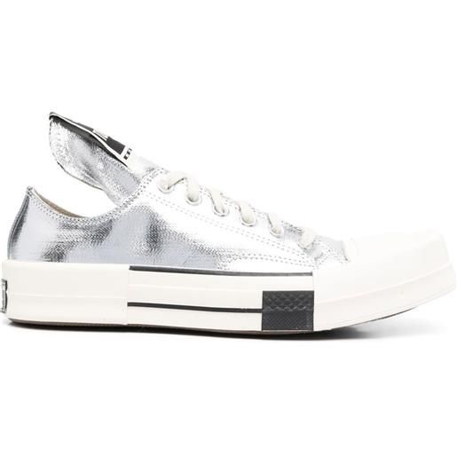 Converse sneakers drkshdw turbodrk chuck 70 x rick owens - argento