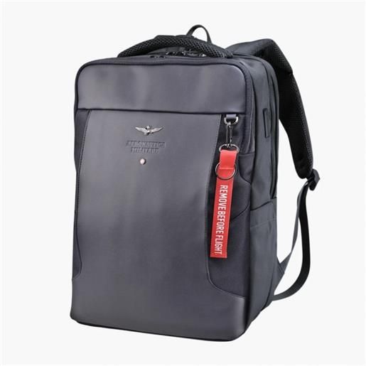Aeronautica Militare zaino porta pc 15.6 Aeronautica Militare linea bolt nero am 495