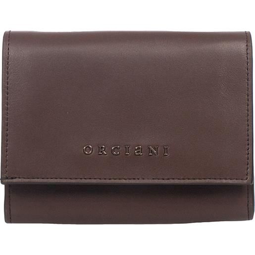 ORCIANI portafoglio a busta piccolo in pelle ORCIANI cio cioccolato donna