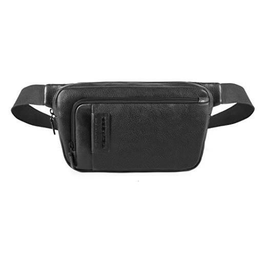 Piquadro p15s marsupio in pelle ad uno scomparto