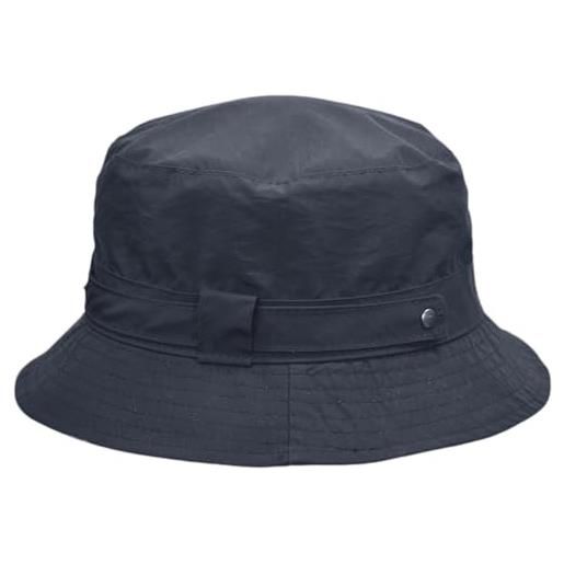 Melegari cappello impermeabile | tirano hat | arrotolabile e tascabile | cappello bucket da pioggia | unisex | estate inverno | (it, numero, 58, 59, blu)
