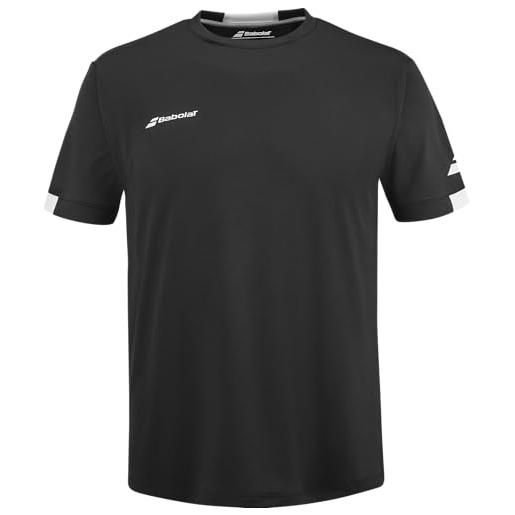 Babolat homme, t-shirt modello play crew neck tee da uomo, taglia l, colore blu scuro, materiale elastico, design senza tempo, ideale per allenamento e competizione, comfort ottimale