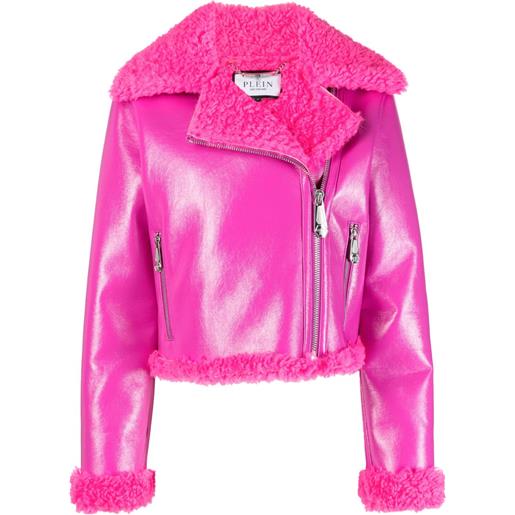 Philipp Plein giacca biker - rosa