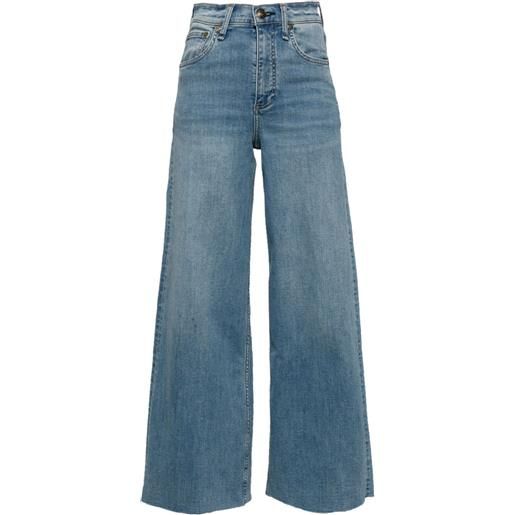 rag & bone jeans a gamba ampia - blu
