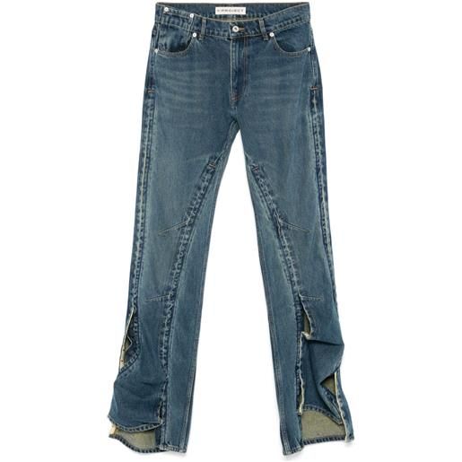 Y/Project jeans hook and eye - blu