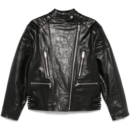 TWINSET giacca biker - nero