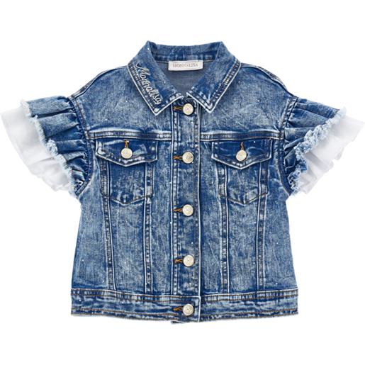 Monnalisa gilet denim stretch