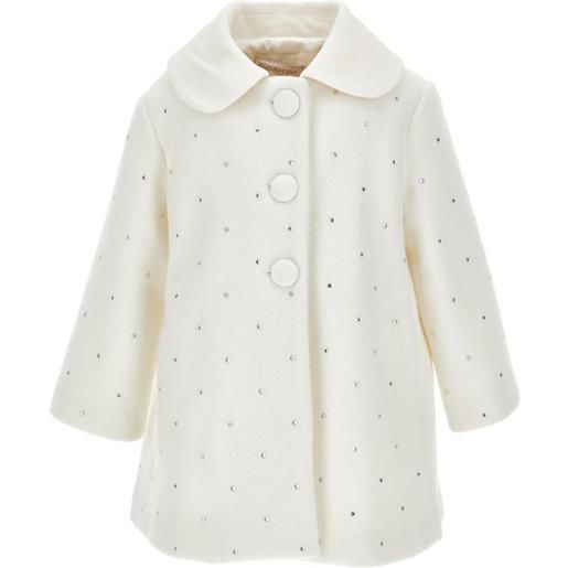 Monnalisa cappotto panno con strass