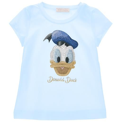 Monnalisa t-shirt donald duck strass