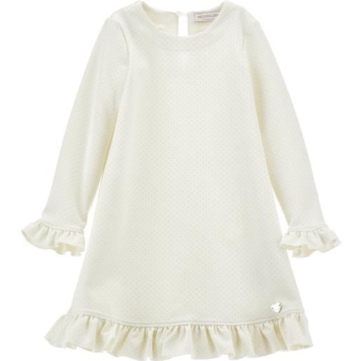 Monnalisa abito punto milano pois glitter
