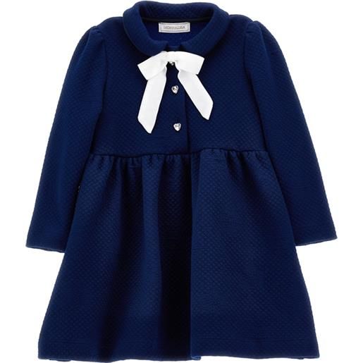 Monnalisa abito matelassé con fiocco