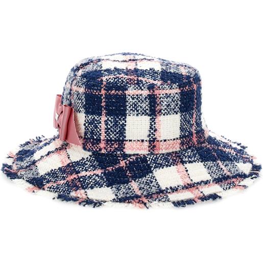 Monnalisa cappello tartan con piccola tesa