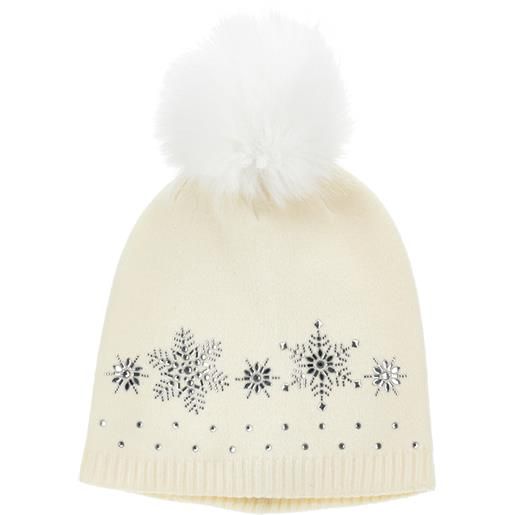 Monnalisa berretto mix lana strass