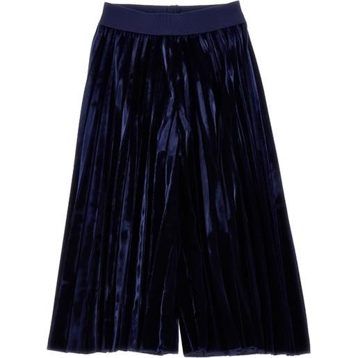 Monnalisa pantaloni velluto plissé