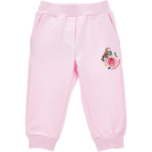 Monnalisa jogger felpa ricamati