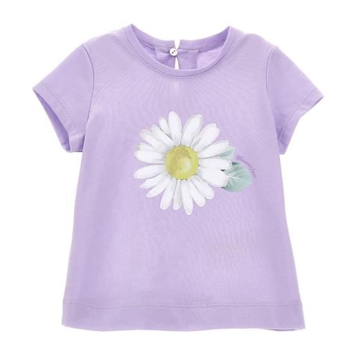 Monnalisa t-shirt con maxi margherita