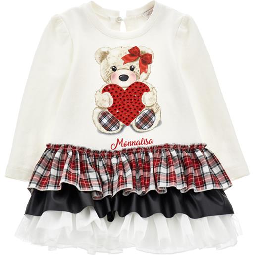 Monnalisa abito punto milano maxi teddy