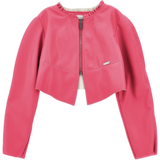 Monnalisa giubbetto tessuto spalmato