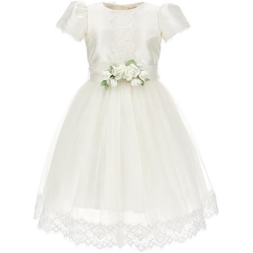 Monnalisa abito pizzo e mikado